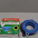 Fluidmaster 7530 Universal Better Than Wax Toilet Seal, Wax-Free Toilet Bowl Gasket Fits Any Drain (Size 1)