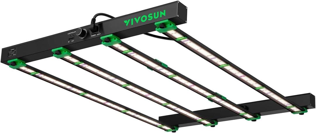 VIVOSUN Patented Design VSFD4500 LED Grow Light, 450W Removable Dimmable Plant Grow Light with 6 Dimming Option - Full Spectrum and UR/IR Light for Indoor Plants