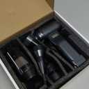 Electric Compressed Air Duster, 300,000RPM Cordless Air Blower for Dust Removal, Duster/Vacuum 2-in-1 with 10 Speeds, 20000mAh Rechargeable & 5 Nozzles Dust Blower for PC, Keyboard, Car, Outdoor (Matte Black)