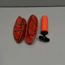 Mini Basketballs,3 Pack 6" Inch Small Basketball Set with Pump Over The Door Mini Hoop Basketball Replacement Toy for Toddlers,Kids,Teenagers for Pool,Indoors,Outdoors (Red)