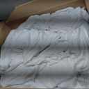 50x12 ft White Backdrop Curtains for Weddings Parties, Birthdays and Photos | 10 Panels 5x12 ft, Wrinkle-Free Polyester Drapes, Washable, Ironable, 4 in Rod Pocket for Baby Showers Photography Background, W5' x H12'