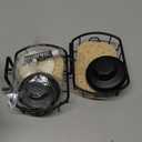 HASKO 2 Pack Suction Cup Soap Dish for Shower Wall, Rustproof Stainless Steel, Shower Soap Holder with Hooks, Includes Optional No Drill Adhesive Mount for Bathroom, 2 Soap Savers, Black