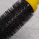 Hair Dryer Brush, Aima Beauty 4-in-1 Upgrade Hot Air Straightener Curler Function for Women, Hair Styling Tools, Yellow-Round