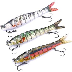 3pcs Sinking Wobbler Set Crankbaits Fishing Artificial Bait Hard Lure Swimbait Pike Wobblers for Bass Fishing Tackle