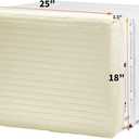 Homydom Window air Conditioner Cover Indoor,ac Covers for Inside Wall Unit 25 x18 x 3.5 inches(L x H x D),White ac Cover,Window ac Covers for Inside.
