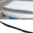 AUTOXBERT 45" 115cm Universal Upgraded Car Rear Roof Lip V-Style Spoiler Tail Trunk Wing Gloss Black, Improve Your Car Aerodynamic & Sport Appearance