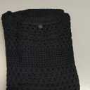 ANRABESS Women Swimsuit Crochet Swim Cover Up 2026 Summer Bathing Suit Swimwear Mesh Knit Beach Dress Vacation Outfits (Medium, Black)