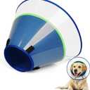 Dog Cone Collar with Soft Liner to Stop Licking, Elizabeth Recovery Collar After Surgery for Large Medium Dogs, Comfortable Pet Head Cone Alternative for Neutering Spay Injury (2XL) (2XL(Depth: 12.2, Girth: 15-22), Blue)