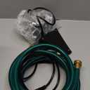 Water Transfer Pump, 115V 1/10HP Electric Utility Pump with On/Off Switch 2 * 6 ft Water Hoses Kit for Removing Water from Garden Pools Aquariums Hot Tub Draining 1/8 Low Suction for Rain Barrel