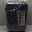 Wrangler 20" Smart Spinner Carry-On Luggage With Usb Charging Port, 20 Inch Carry-On, Navy Blue