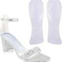 Heel Inserts for Women - Weight Shifting Insoles for High Heels, Gel Inserts Comfort Pads for Foot Pain Relief (Small - US 6-7.5 Women Shoes)