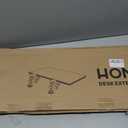HONJIE Ergonomics Desk Extender Tray, Suitable for Office.Foldable, Punch-Free Clamp on.Computer Keyborad Tray, Desk Extension Board.(29.53"*9.45"(75cm*24cm), Carbon)