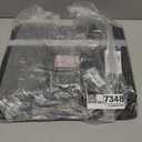 File Organizer, Fireproof File Box with Lids, Important Document Organizer Box with Lock, Portable File Folder Organizer with Handle (Black 1 Layer)