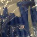 The Dreidel Company Dripless Deluxe Tapered Pastel, Blue and White Decorations, 1-Hour Burn Time Hanukkah Menorah Candles for All 8 Nights of Chanukah