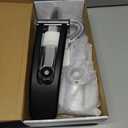 Rain Shower Head with filtered Handheld High Pressure rainfall Shower Heads with Handheld Spray Combo Adjustable one-piece stand daul shower head Built-in Magnetic Docking and Power Jets (Chrome)