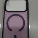 For IPhone 17 Pro Case with 2X Screen Protector,Compatible with MagSafe,Translucent Matte Military Grade Shockproof Slim Magnetic Protection Phone Case for iPhone 17Pro-Purple