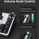 Gaming Keyboard 65%, Wired Mechanical Keyboard, Hall Effect Keyboard, Magnetic Mechanical Keyboard, Rapid Trigger & 8000Hz Polling Rate, 65% Gasket Mount with Knob, RGB Backlit, Black