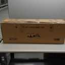 7.5 FT Pre-lit Snow Flocked Christmas Tree Spruce with Remote Control, 350 Warm White Multi-Color Changing LED Lights, Artificial Hinged/Feel Real/Realistic for Home, Dual Color LED