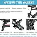 Rear Bike Rack,Bike Cargo Rack w/Fender & Large Size Reflective,Quick Release Mountain Road Bicycle Rear Racks,Universal Bike Luggage Rack,Large Capacity Bike Pannier Rack,YONTUO