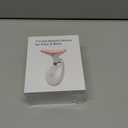 Red-Light-Therapy-for-Face-and-Neck, 7 Color Face Massager Tool for Wrinkles, Double Chin, Vibrating Facial Massager with Thermals for Skin Care, Glossy White