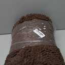 OLANLY Dog Door Mat for Muddy Paws 59x24, Absorbs Moisture and Dirt, Absorbent Non-Slip Washable Doormat, Quick Dry Chenille Mud Mat for Dogs, Entry Indoor Entryway Carpet for Inside Floor, Brown