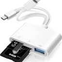 Trail Camera Viewer SD Card Reader Plug & Play No App Required for Hunters to View Images and Videos from Game Camera