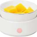 Bobolyn Wax Melt Warmer Candle Burner - Electric 3-in-1 Essential Oil Burner Ceramic Fragrance Candle Wax Burner for Scented Wax Tarts Candle Jars Essential Oils Home Office Bedroom Gift Decor