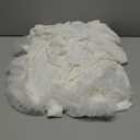 OYOANGLE Women's Ruffle Trim Long Sleeve Belted Sheer Mesh Wedding Bride Robe Nightgown (Large, White)