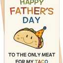 3 x fancu Funny Father's Day Card Gift for Husband from Wife, Father's Day Decorations, Husband Father's Day Card, Cute Romantic Card for Boyfriend