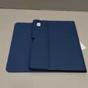 Harvopu Compatible for iPad 11th 10th Generation Case with Keyboard, Folio Cover with Pencil Holder, Multi-Touch Trackpad, 7 Color Backlit, Detachable Keyboard for iPad (A16) 11th/10th Gen (Navy Blue)