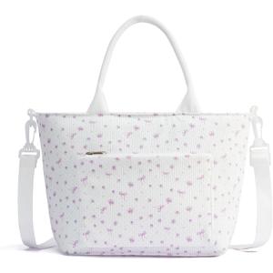 Lunch Bag for Women Adult Large Insulated Lunch Box Girl Cute Corduroy Lunch Tote Bags Reusable Leakproof Cooler Work Picnic