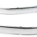 Chrome Saddlebag Side Trim Molding for Honda Gold Wing GL1800 2001-2017, ABS Plastic Fairing Cowl Edge Molding Trim Cover Strips Side Panel Accent Protector Accessories