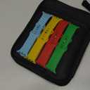 24 Pack Sport Band Compatible with Apple Watch Bands 42mm 44mm 45mm 46mm 49mm for Women Men, Silicone Strap with Watch Band Organizer for Watch Series 3 2 1