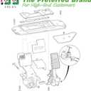 10L0L Golf Cart Park Brake Release for 2009-Up Club Car Precedent and 2018-UP Tempo (2nd Generation) G&E Golf Cart, OEM 103777601, 1037776-01
