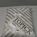 Lazzzy Linen Farmhouse Lined Curtains Green Floral 84 Inch Length Back Tab Drapes for Living Room Bedroom Flower Patterned Country Vintage 2 Panels Set Rod Pocket Green on Beige