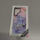 for Samsung Galaxy S24 Ultra Case,Coastal Vintage Pattern with Flowers & Shells, Military-Grade Drop Protection, Vintage Seaside Soft Slim TPU Cover with Camera Protection for Girls (Sunflower1)