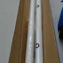 Tension Curtain Rod By EZFurni, 123-160 Inches, Heavy Duty Tension Rod, Adjustable Curtain Rods No Drilling & Easy Assemble Extra Long Tension Rod, White