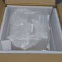 Leinuosen 6 Pcs Large Buffet Risers, 6 to 11 Inch Catering Dessert Table Risers Food Decorative Stands with hollow bottom for Catering Supplies, Party (Clear, Square)