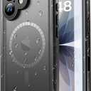 SPORTLINK for iPhone 17 Case - IP68 Waterproof Military Protective Full Body Heavy Duty Shockproof 360 Sealed Dustproof with Camera Screen Protector Phone Cover for iPhone 17 6.3" M/Black