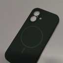 Miracase Magnetic for iPhone 17 Case, Compatible with MagSafe, Integrated Silicone Camera Control Cover, 3.0mm Thicken Shockproof Drop Protection Phone Case for 17,Dark Green