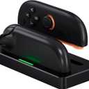Charging Dock for Nintendo Switch 2 Joy-Con Controllers  2 in 1 Fast Charger Station LED Indicators Intelligent Overcharging Protection