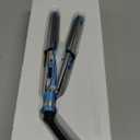 Nano Titanium Prima2000 Ionic Styling Iron, 3/4" stainless steel travel/mini iron, all hair types (Blue)