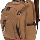 SwissGear Tool Bag Backpack, Fits Up to 17-Inch Laptop, Work Pack PRO, Brown Canvas, Large