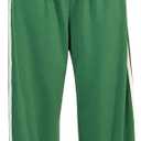 Women's Y2K Baggy Sweatpants Wide Leg Track Pants Striped Low Rise Drawstring Pant Joggers Streetwear (Large, Light Green)