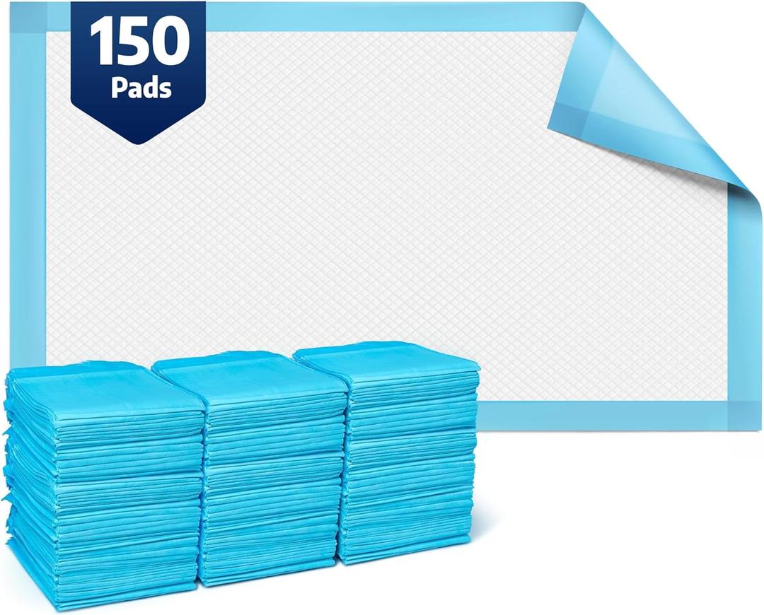 BodyMed Disposable Chucks Incontinence Underpads, 23 in. x 36 in., 150 Pads, High Absorbency  Discreet, Breathable, and Lightweight  Ideal for Adults, Kids, Elderly, and Pets