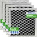 Microwave Charcoal Filter 5.35” x 5.03” for 8206230A Maytag and Whirlpool Microwave Filter Replacement - Carbon Filters Freshens and Filters Kitchen Air in Over the Range Oven Vent Fan (4-Pack)