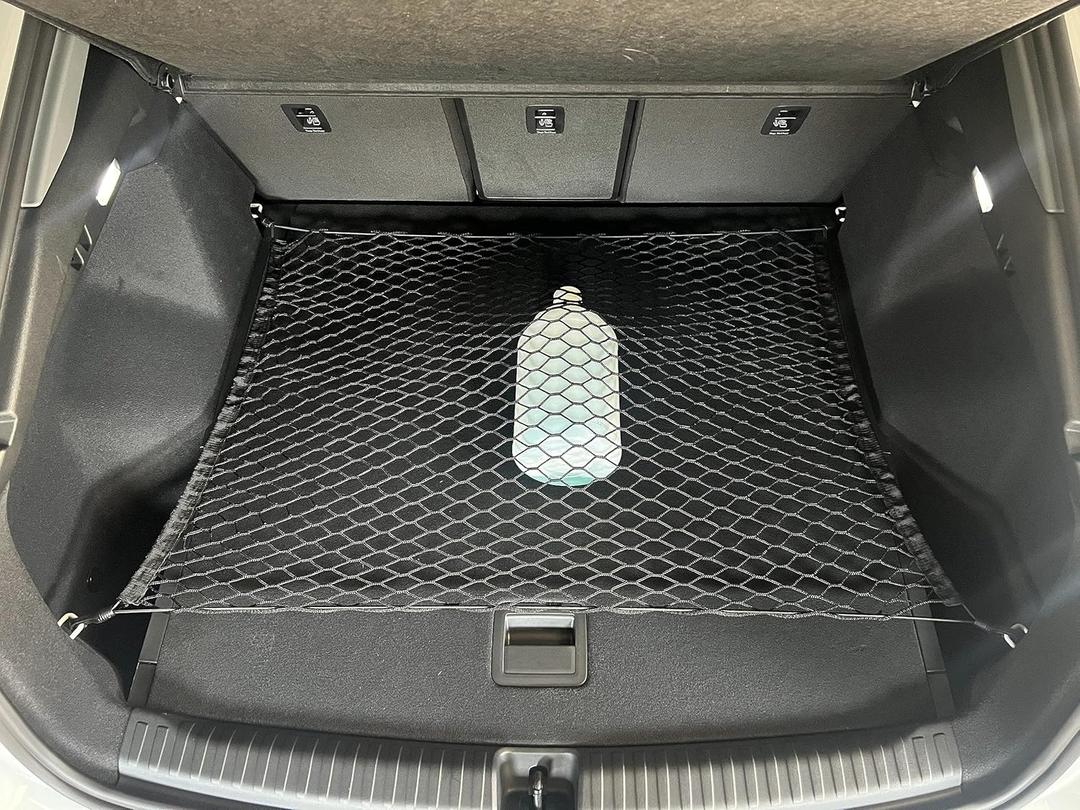 Floor Style Automotive Elastic Trunk Mesh Cargo Net for Audi Q4 e-tron SUV Premium Prestige 2022-2024 - Premium Trunk Organizers and Storage - Luggage Net for SUV - Best Car Organizer