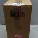 MyGift 3 Piece Set Antique Clear Glass Bathroom Apothecary Jars with Lid, Wedding Centerpiece, Kitchen Storage Jars with Metallic Brass-Tone Design (Gold)