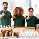 LemonRoad 30 Set Inspirational You Rock Gifts Bottle Opener Keychain with Thank You Card Organza Bag Aluminum Drink Opener Bulk Appreciation Gift for Employee Coworker Wedding Party Favor(Black)