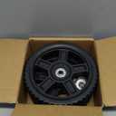 CheeMuii 8 Inch Lawn Mower Wheels 2 Pack 8" Push Lawn Mower Wheels with Bolts and Lock Nuts Kit Fit for Most Standard push Lawn Mowers/Generator/Garden Tiller/Handtruck